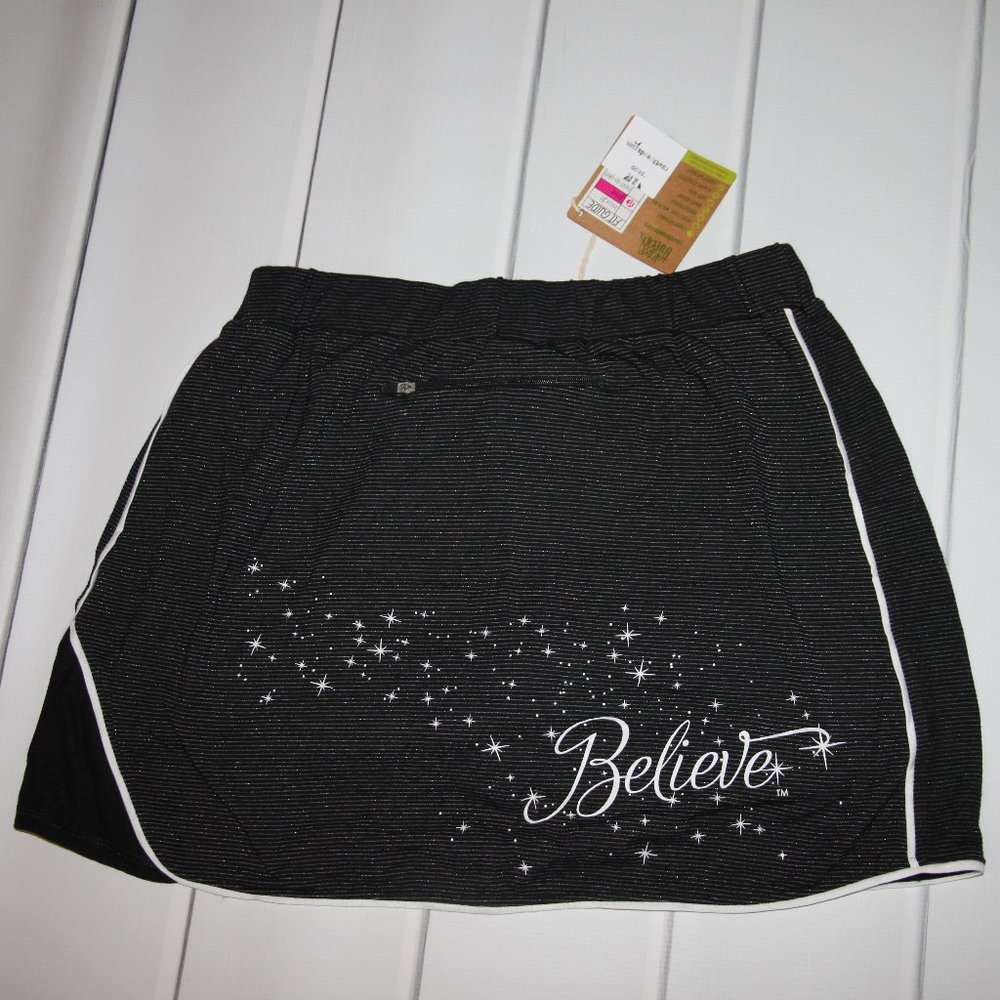 NWT Raw Threads Bamboo Running Skirt/Skort